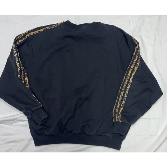 Adidas Originals women’s Crew Neck Sweatshirt size 2XS Color Black Long Sleeve - Picture 8 of 8